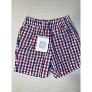 Bella Bliss-Dudley Plaid Printed Boy’s Short Size 3T NWT